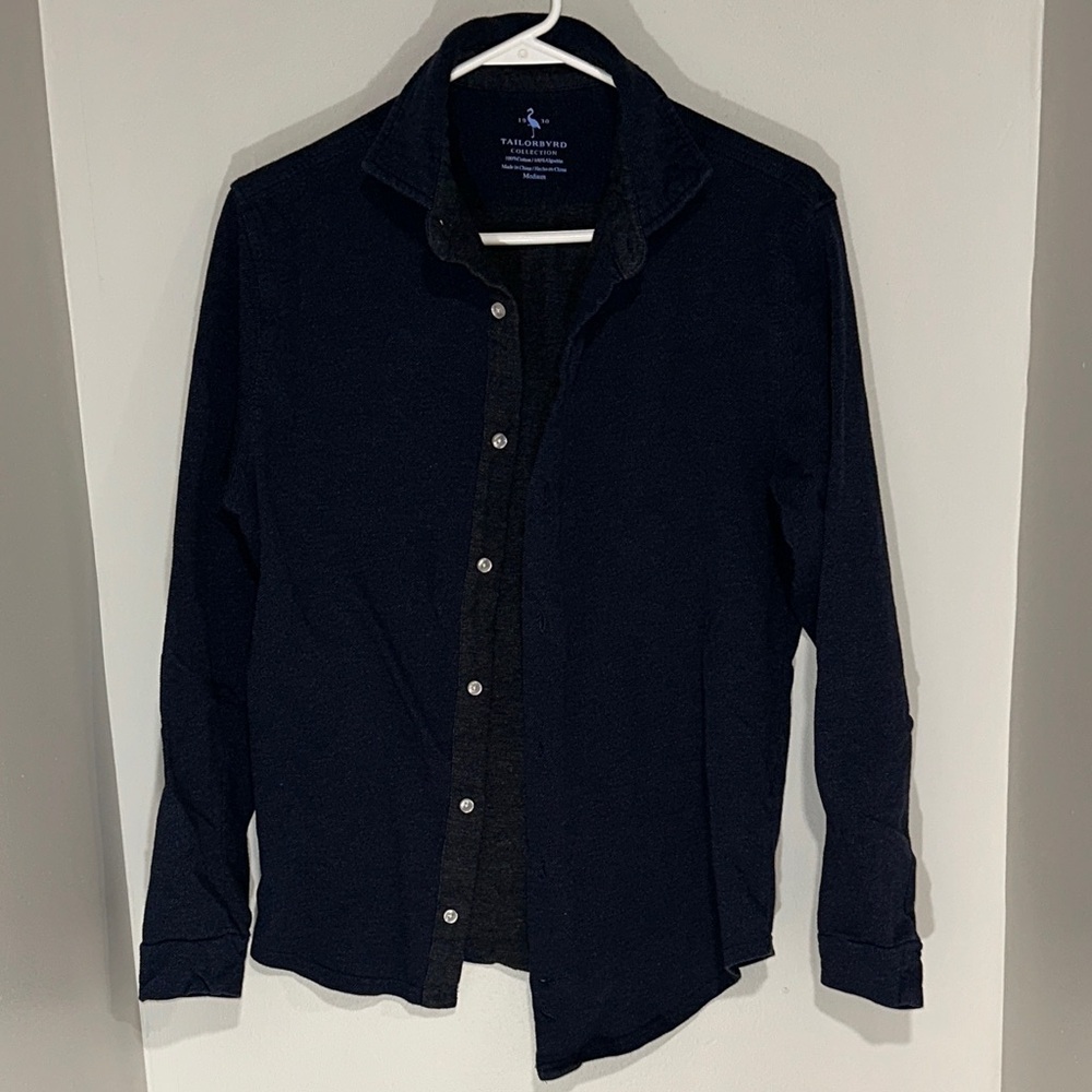 Tailorbyrd Midnight Blue Shirt. Size M.